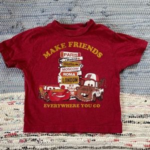 Cars Mater & Lightning Tshirt 3T